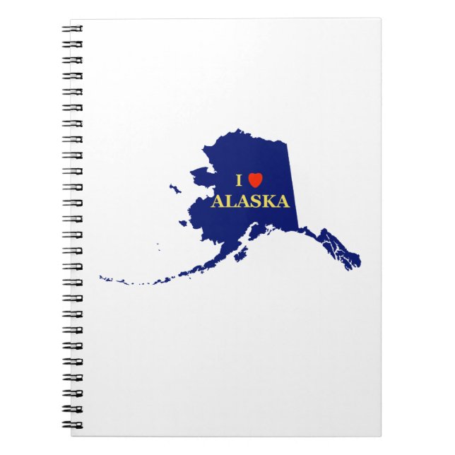 I Heart (Love) Alaska Notebook (Front)