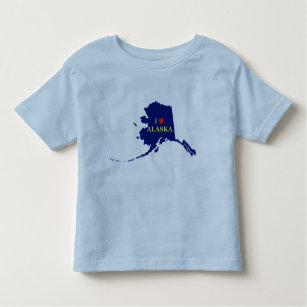 I Heart (Love) Alaska Toddler T-Shirt