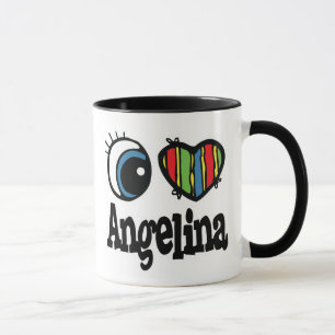I Heart (Love) Angelina Mug