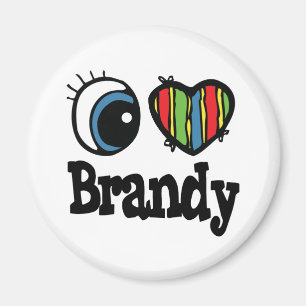 I Heart (Love) Brandy Magnet