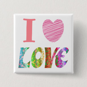 I Heart Love Button