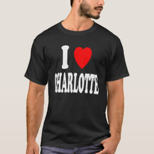 I Heart (Love) Charlotte Cute Matching Couple Spou T-Shirt