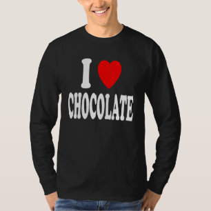 I Heart (Love) Chocolate Dark White Milk T-Shirt