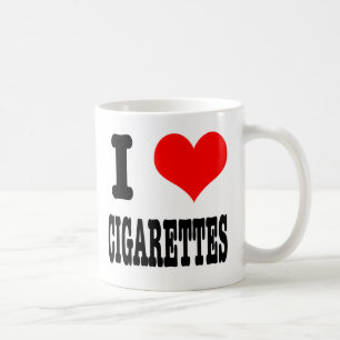 I HEART (LOVE) CIGARETTES COFFEE MUG