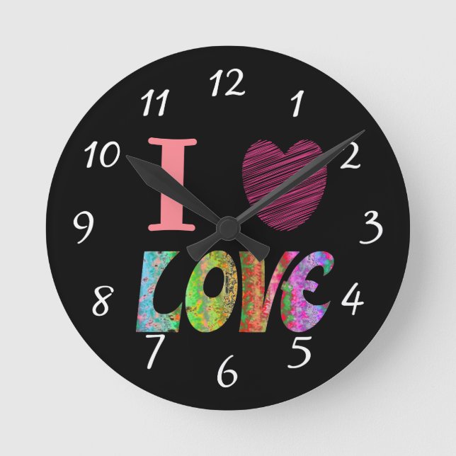I Heart Love Clock (Front)