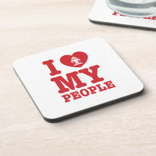 I Heart (Love) Erawan My Lao People Coaster