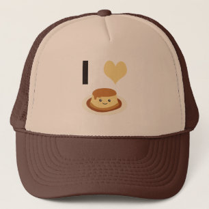 I Heart (love) flan! Trucker Hat