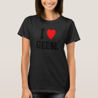 I Heart Love Geese Favourite Animal Bird Migration