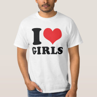 I Heart / love girls T-Shirt
