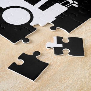 I Heart (Love) Golf Cart Jigsaw Puzzle