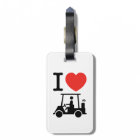 I Heart (Love) Golf Cart