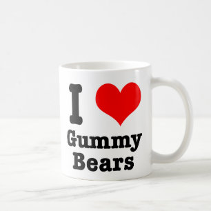 I HEART (LOVE) gummy bears Coffee Mug