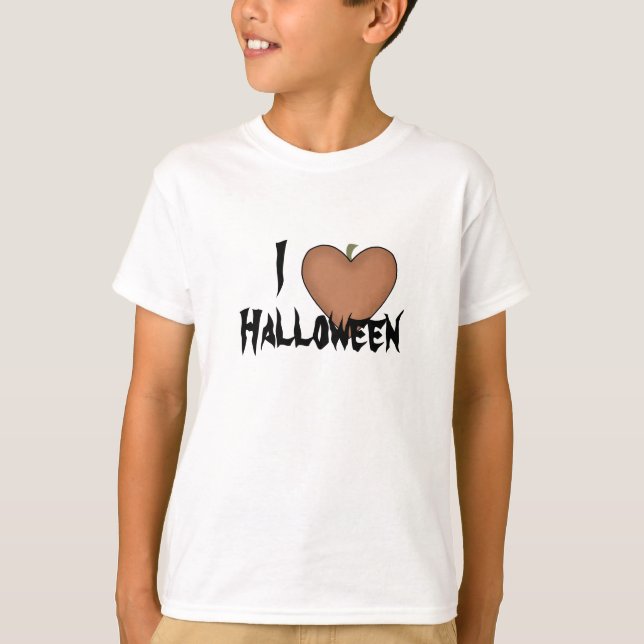 I Heart (Love) Halloween T-Shirt (Front)
