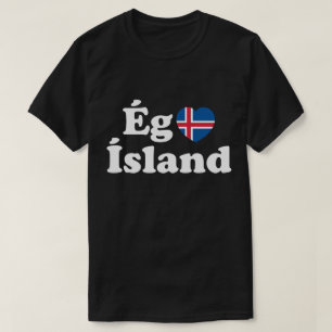 I Heart (Love) Iceland [Ég Elska Ísland] Icelandic T-Shirt