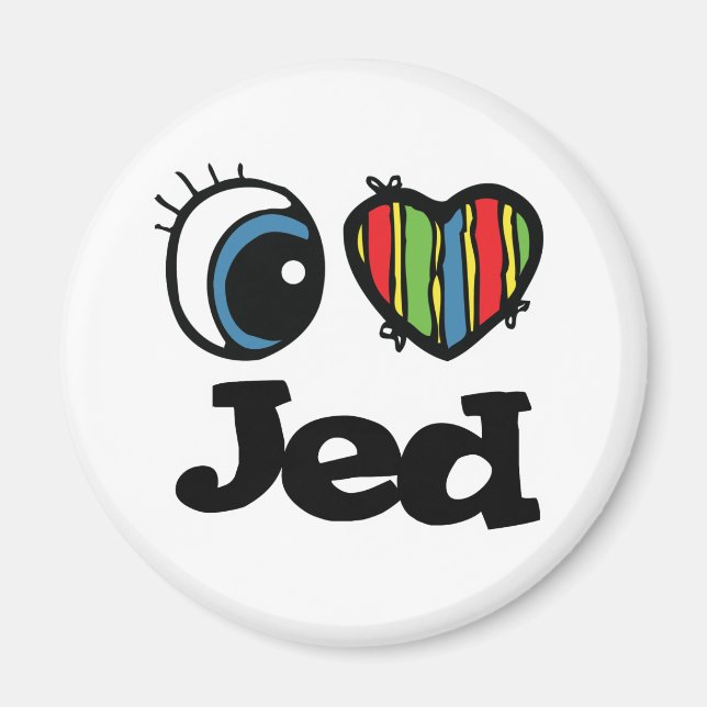 I Heart (Love) Jed Magnet (Front)