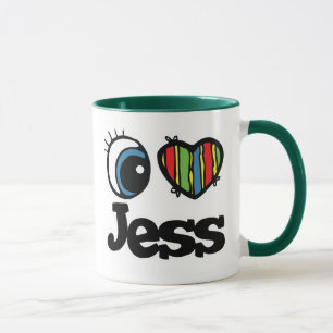 I Heart (Love) Jess Mug