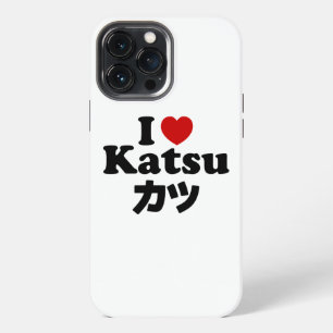 I Heart [Love] Katsu カツ iPhone 13 Pro Max Case