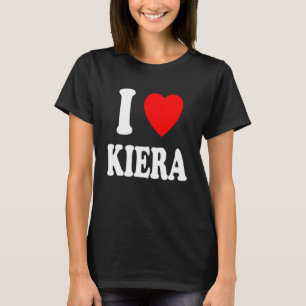 I Heart Love Kiera Cute Matching Couple Spouse T-Shirt