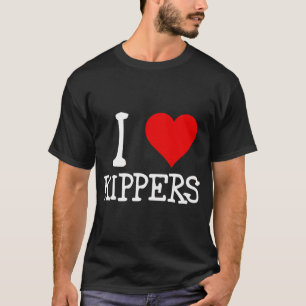 I heart (love) kippers fish smoked herring lover f T-Shirt