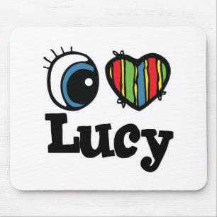 I Heart (Love) Lucy Mouse Pad