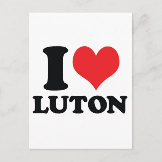 I Heart / love Luton Postcard