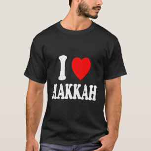 I Heart (Love) Makkah Islam Saudi Arabia Muslim T-Shirt