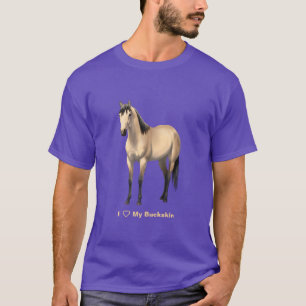 I Heart (Love) My Buttermilk Buckskin Horse T-Shirt