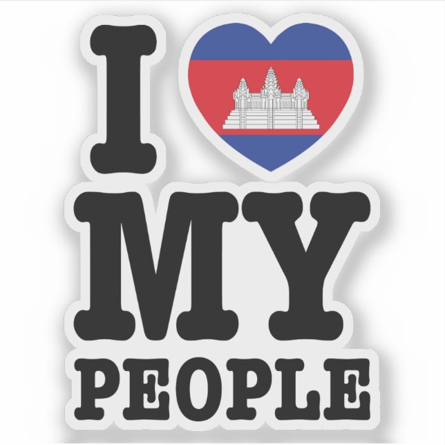 I Heart (Love) My Khmer People (Front)