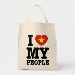 I Heart (Love) My Viet People Tote Bag
