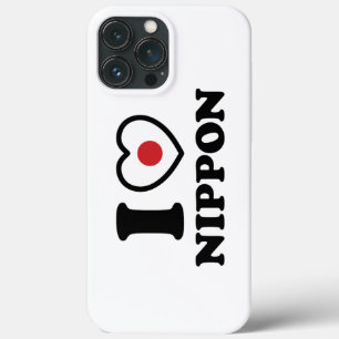I HEART [LOVE] NIPPON iPhone 13 PRO MAX CASE