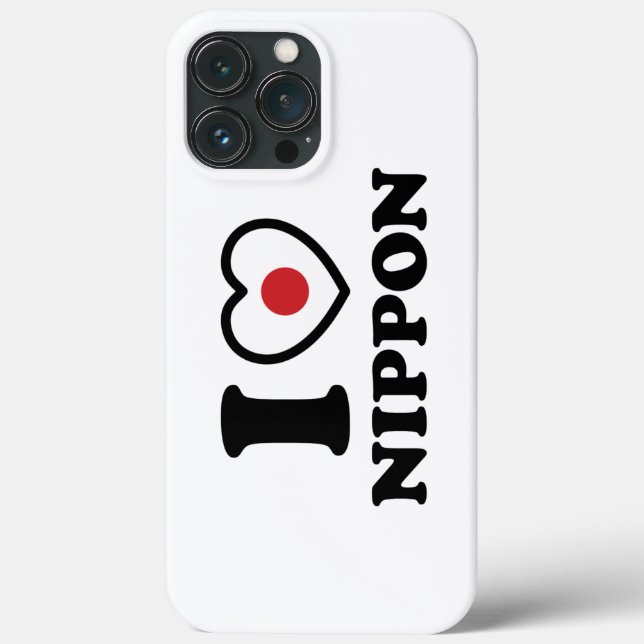 I HEART [LOVE] NIPPON Case-Mate iPhone CASE (Back)