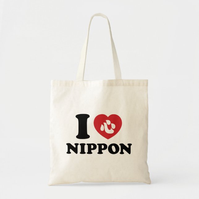 I HEART [LOVE] NIPPON TOTE BAG (Front)