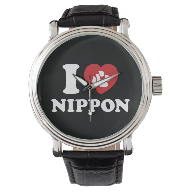 I HEART [LOVE] NIPPON WATCH (Front)