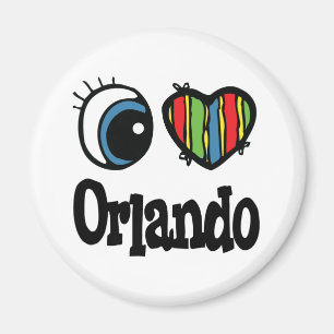 I Heart (Love) Orlando Magnet