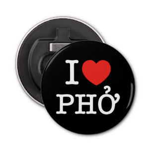 I Heart (Love) Pho Bottle Opener