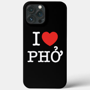 I Heart (Love) Pho iPhone 13 Pro Max Case