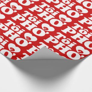 I Heart (Love) Pho (Tôi ❤ PHỞ) Vietnamese Language Wrapping Paper