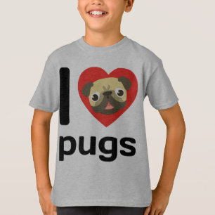 I heart (love) pugs T-Shirt