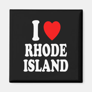 I Heart (love) Rhode Island Travel Tourism Vacatio Magnet