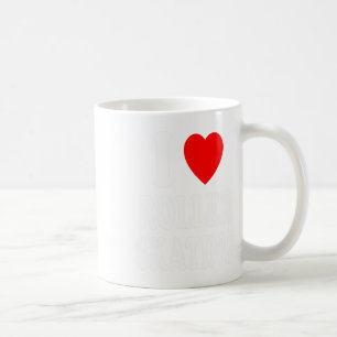 I Heart (love) Roller Skating Der  Coffee Mug