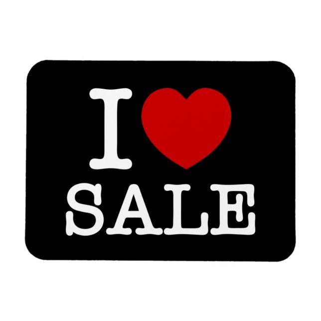 I HEART [LOVE] SALE MAGNET (Horizontal)