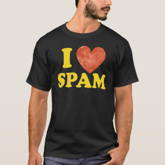I Heart Love Spam Canned Cooked Pork Food  Spam T-Shirt