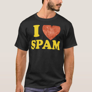 I Heart Love Spam Canned Cooked Pork Food  Spam T-Shirt