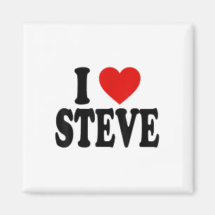 I Heart Love Steve _1  Magnet