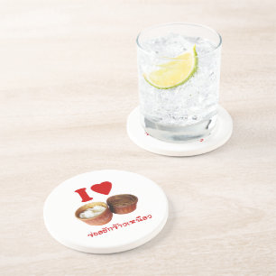 I Heart [Love] Sticky Rice [Khao Niao] - Thai Isan Coaster