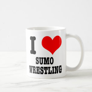I HEART (LOVE) sumo wrestling Coffee Mug