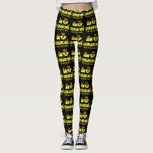 I Heart (Love) Thai Yellow Curry Leggings