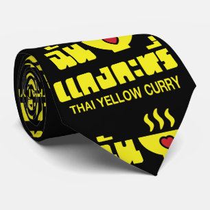 I Heart (Love) Thai Yellow Curry Tie