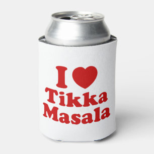 I Heart (Love) Tikka Masala Can Cooler