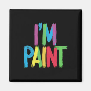I Heart Love To Finger Paint I'm Paint Cute Couple Magnet